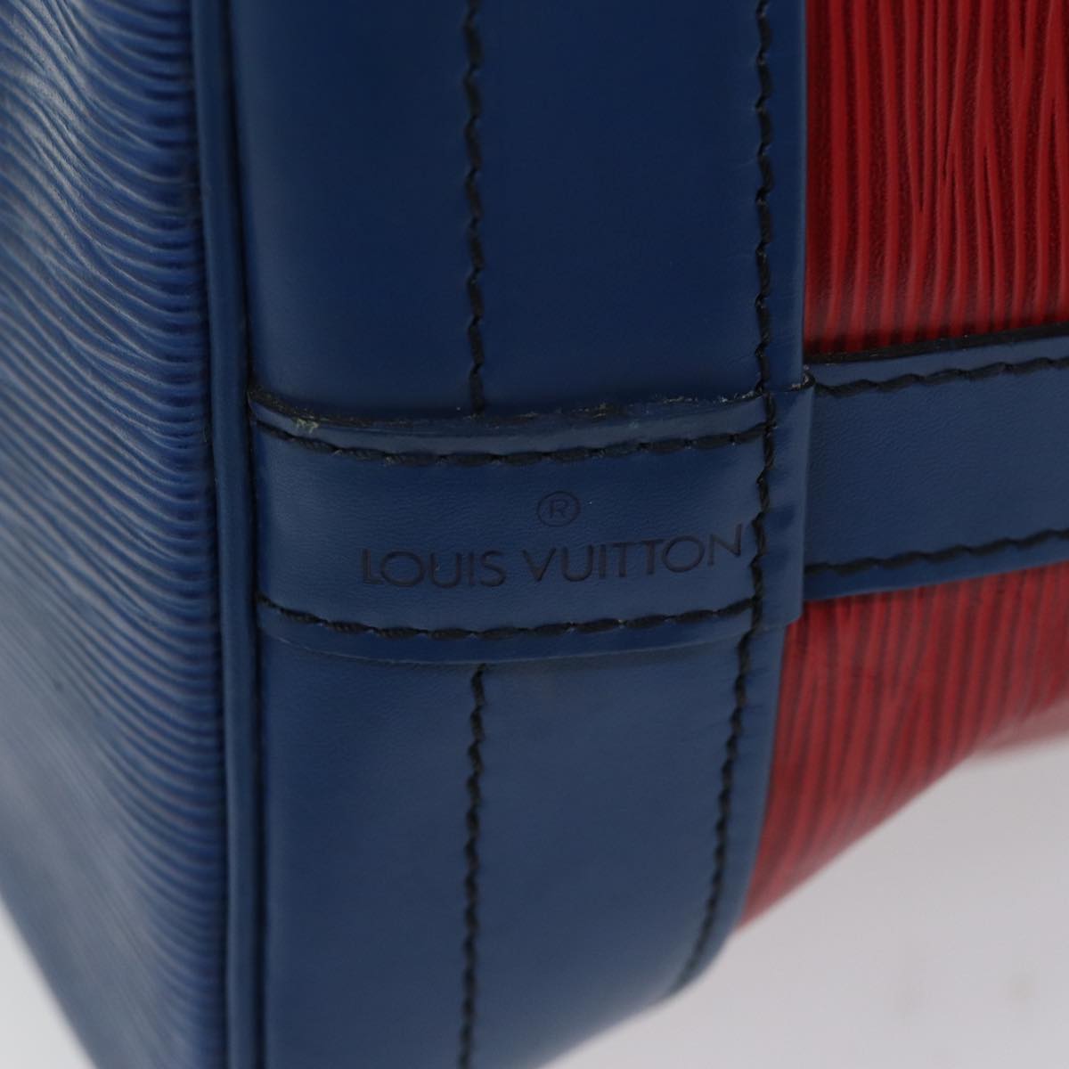 LOUIS VUITTON Epi Noe Shoulder Bag Bicolor Red Blue M44084 LV Auth bs13511