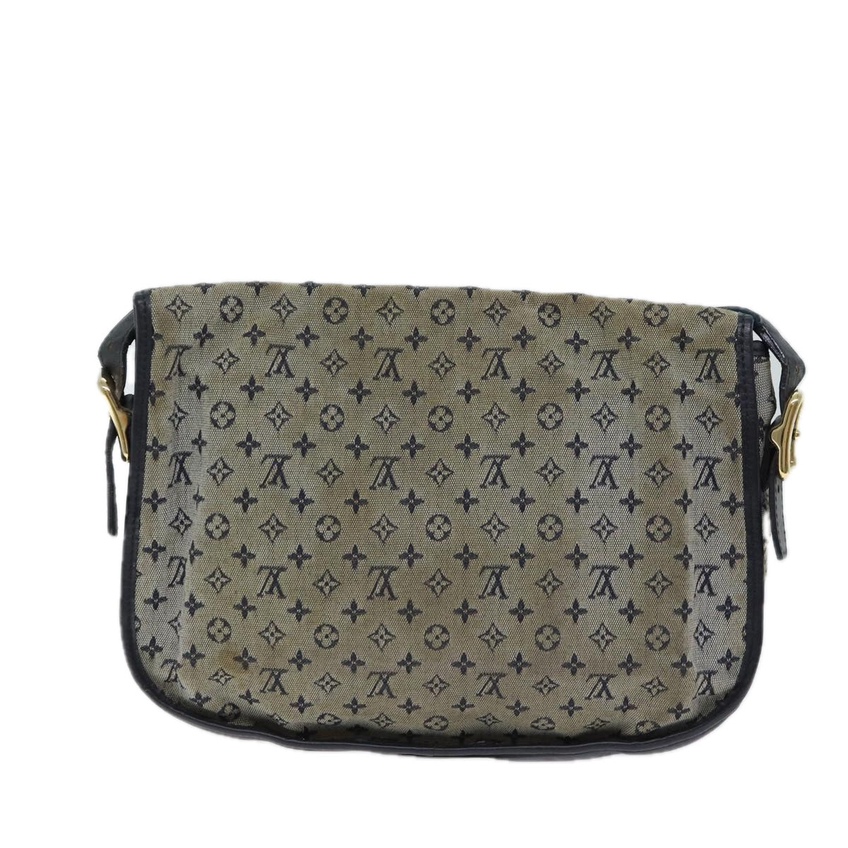 LOUIS VUITTON Monogram Mini Belanger Shoulder Bag Blue M92670 LV Auth bs13523 - 0