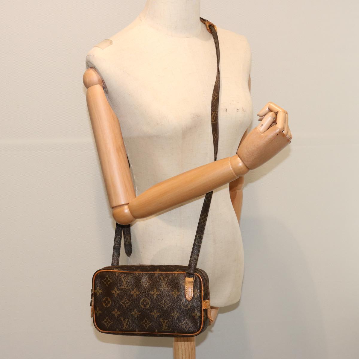 LOUIS VUITTON Monogram Marly Bandouliere Shoulder Bag M51828 LV Auth bs13532