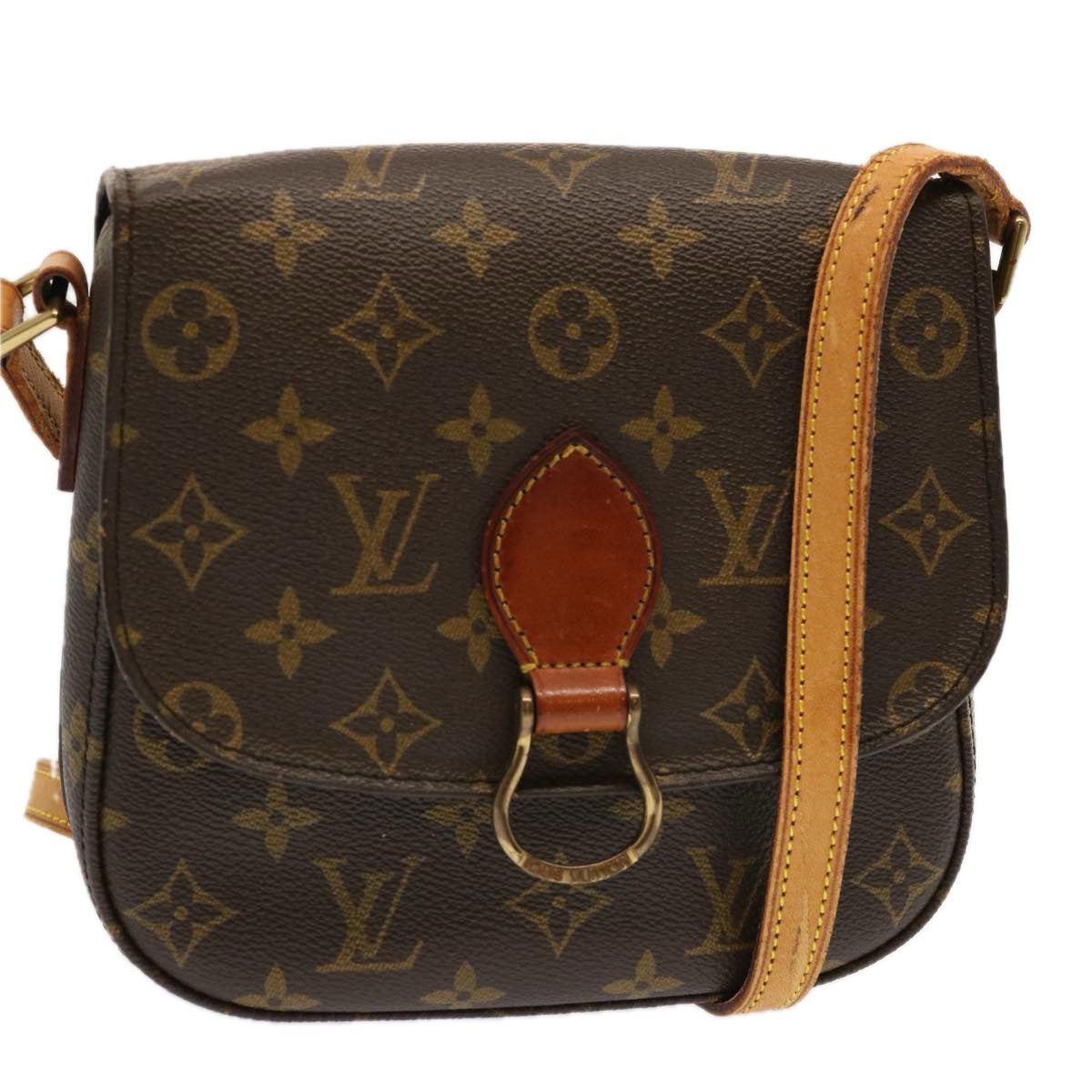 LOUIS VUITTON Monogram Saint Cloud MM Shoulder Bag M51243 LV Auth bs13540