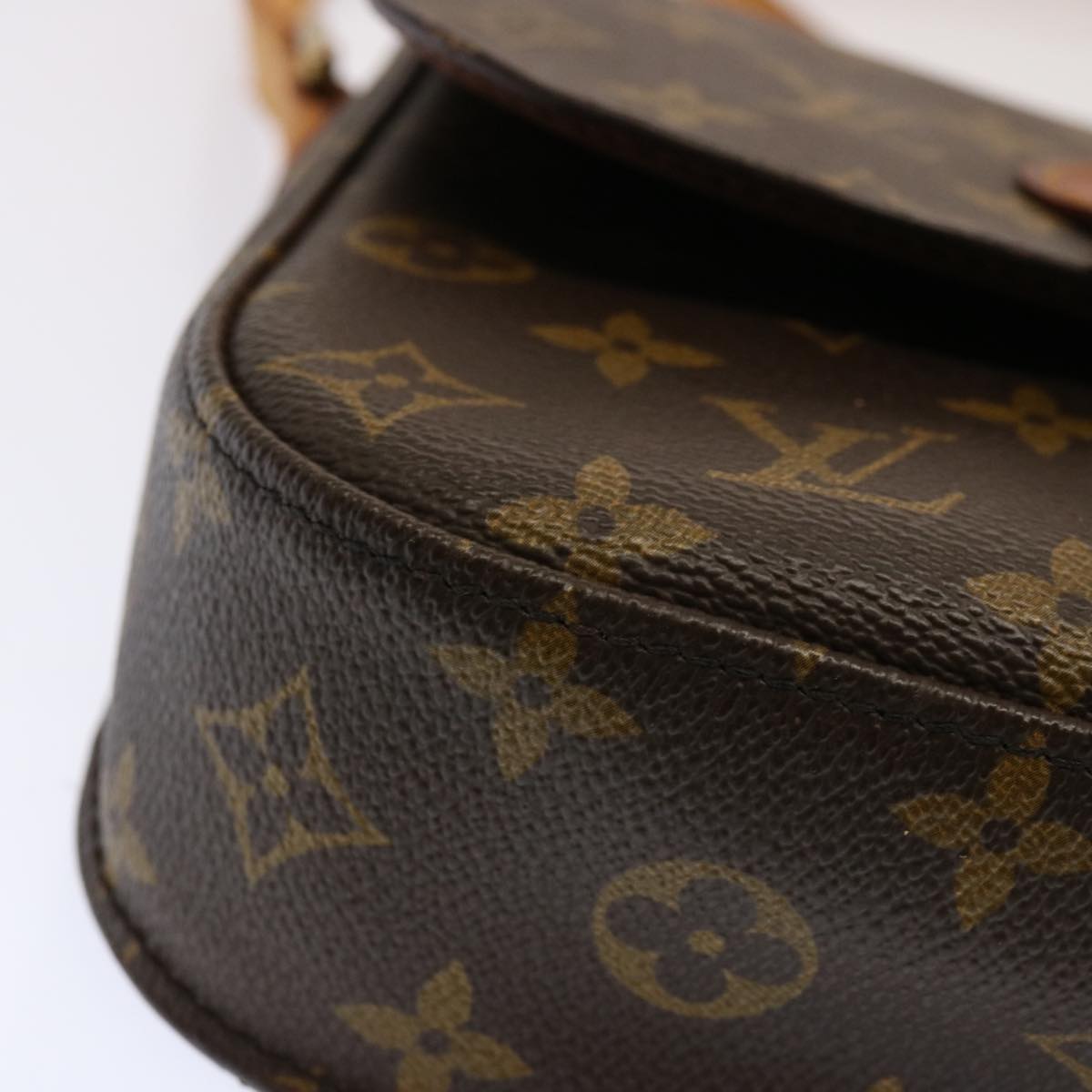 LOUIS VUITTON Monogram Saint Cloud MM Shoulder Bag M51243 LV Auth bs13540