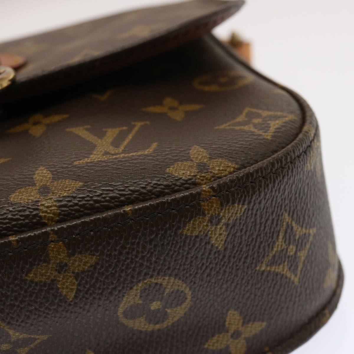 LOUIS VUITTON Monogram Saint Cloud MM Shoulder Bag M51243 LV Auth bs13540