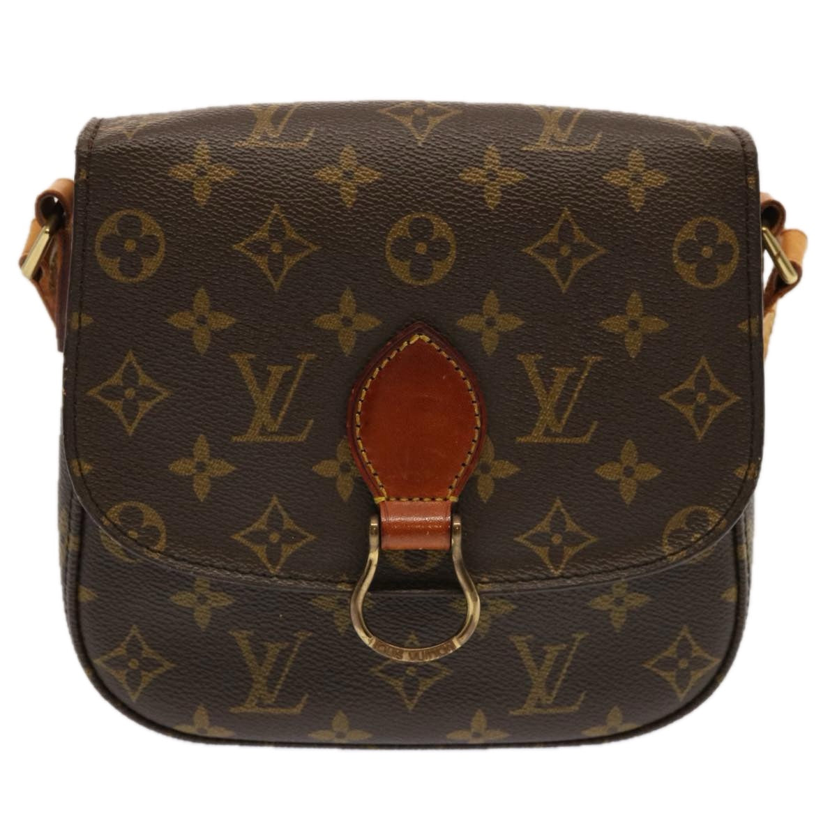 LOUIS VUITTON Monogram Saint Cloud MM Shoulder Bag M51243 LV Auth bs13540