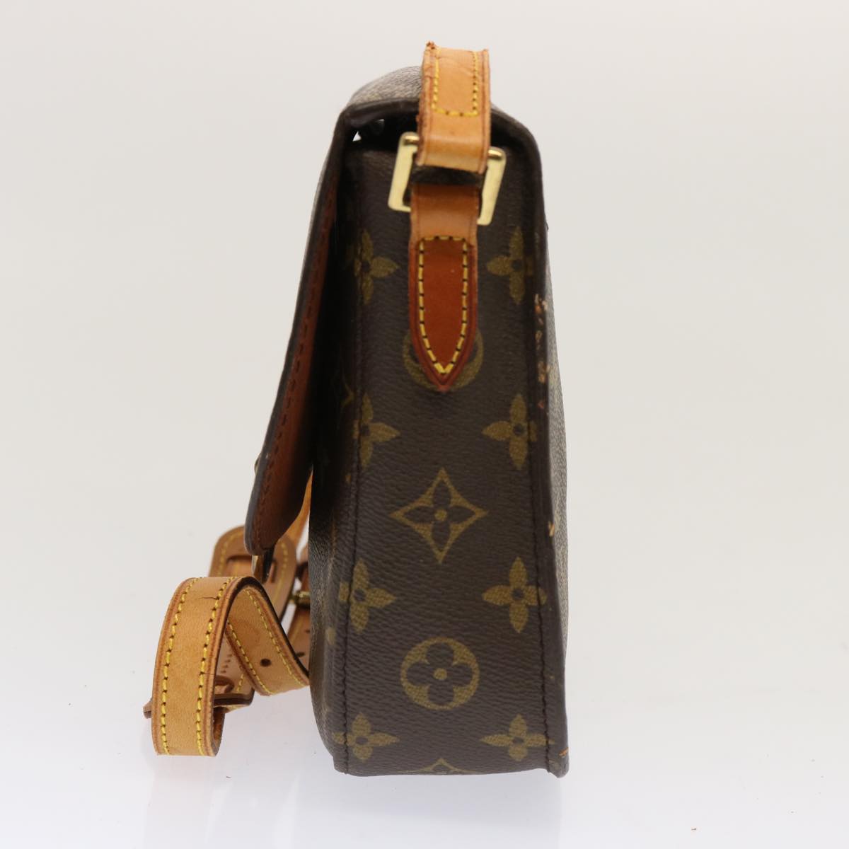 LOUIS VUITTON Monogram Saint Cloud MM Shoulder Bag M51243 LV Auth bs13540