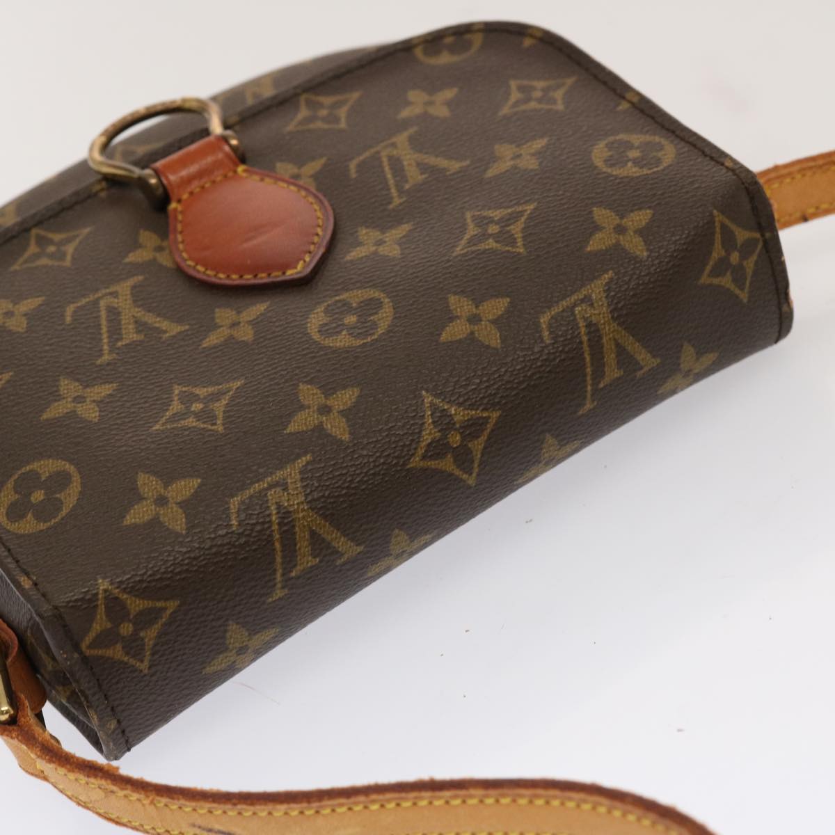 LOUIS VUITTON Monogram Saint Cloud MM Shoulder Bag M51243 LV Auth bs13540