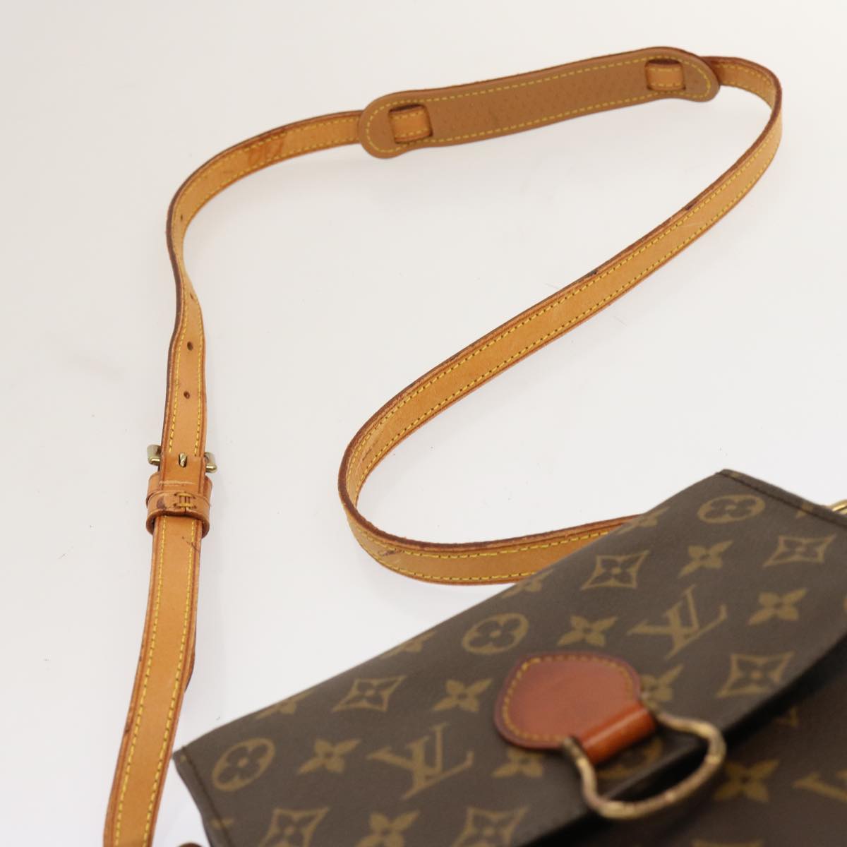 LOUIS VUITTON Monogram Saint Cloud MM Shoulder Bag M51243 LV Auth bs13540