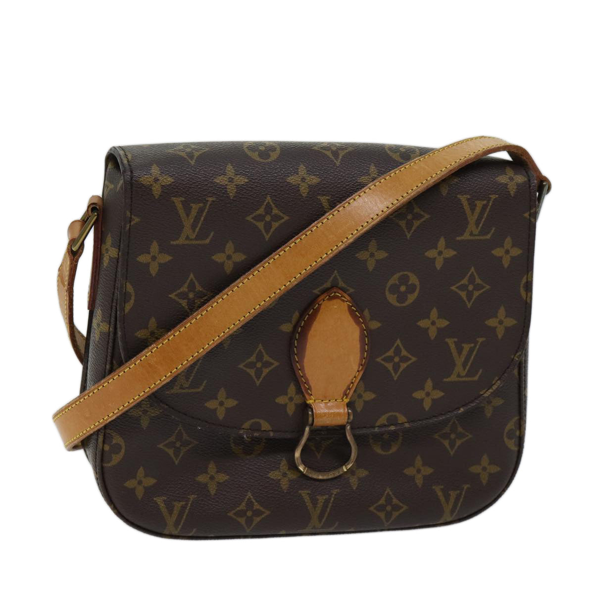 LOUIS VUITTON Monogram Saint Cloud GM Shoulder Bag M51242 LV Auth bs13541