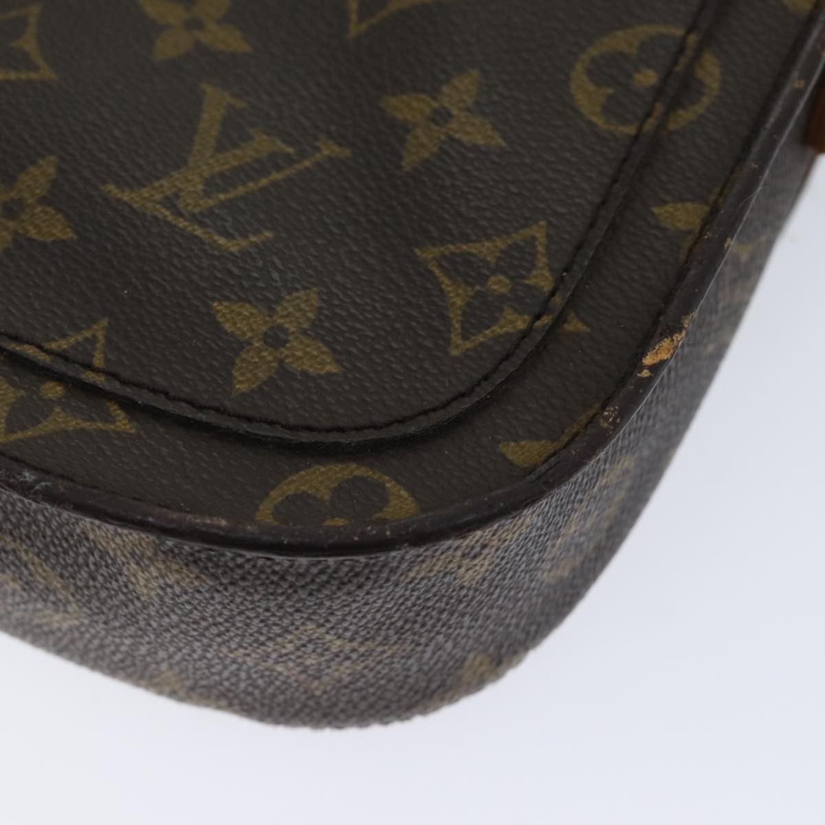 LOUIS VUITTON Monogram Saint Cloud MM Shoulder Bag M51243 LV Auth bs13542