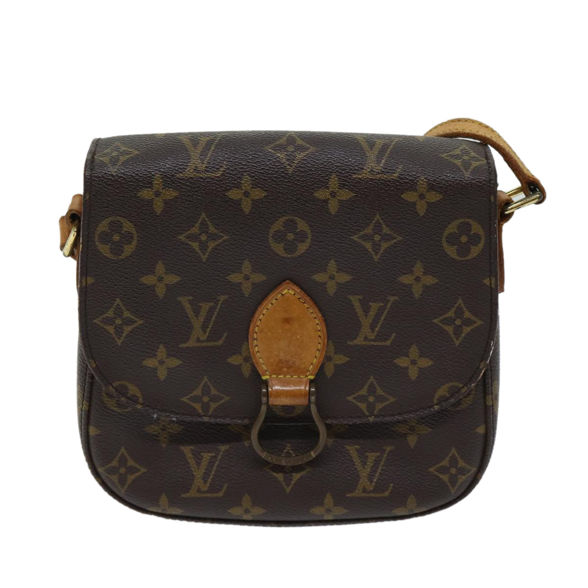 LOUIS VUITTON Monogram Saint Cloud MM Shoulder Bag M51243 LV Auth bs13542