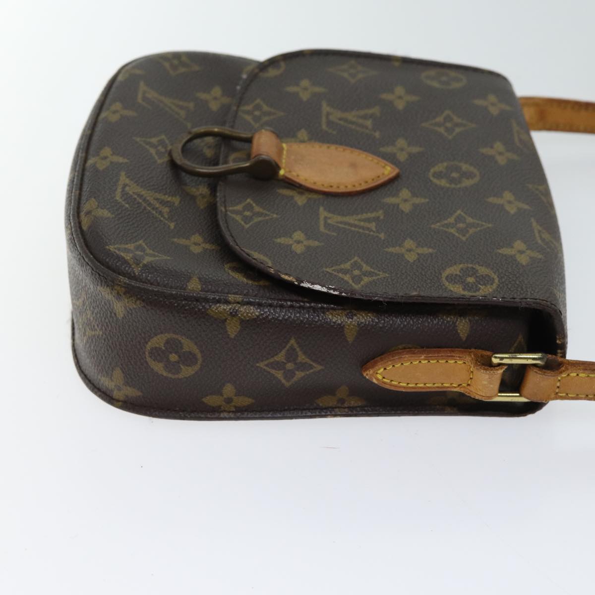 LOUIS VUITTON Monogram Saint Cloud MM Shoulder Bag M51243 LV Auth bs13542