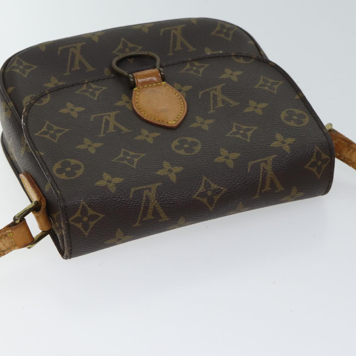 LOUIS VUITTON Monogram Saint Cloud MM Shoulder Bag M51243 LV Auth bs13542