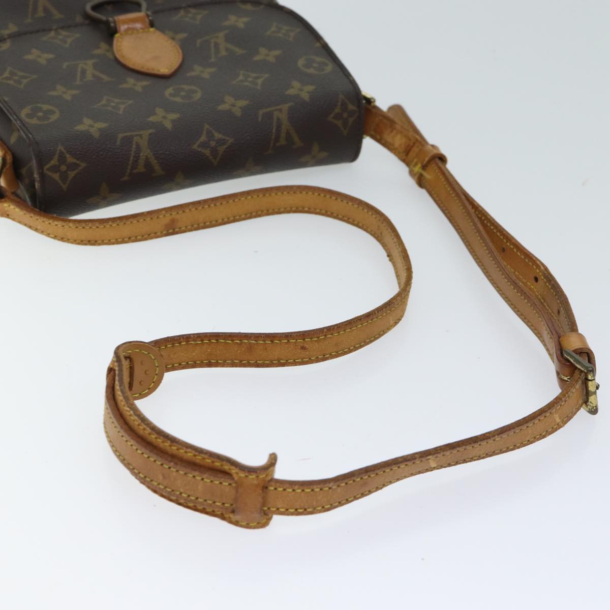 LOUIS VUITTON Monogram Saint Cloud MM Shoulder Bag M51243 LV Auth bs13542