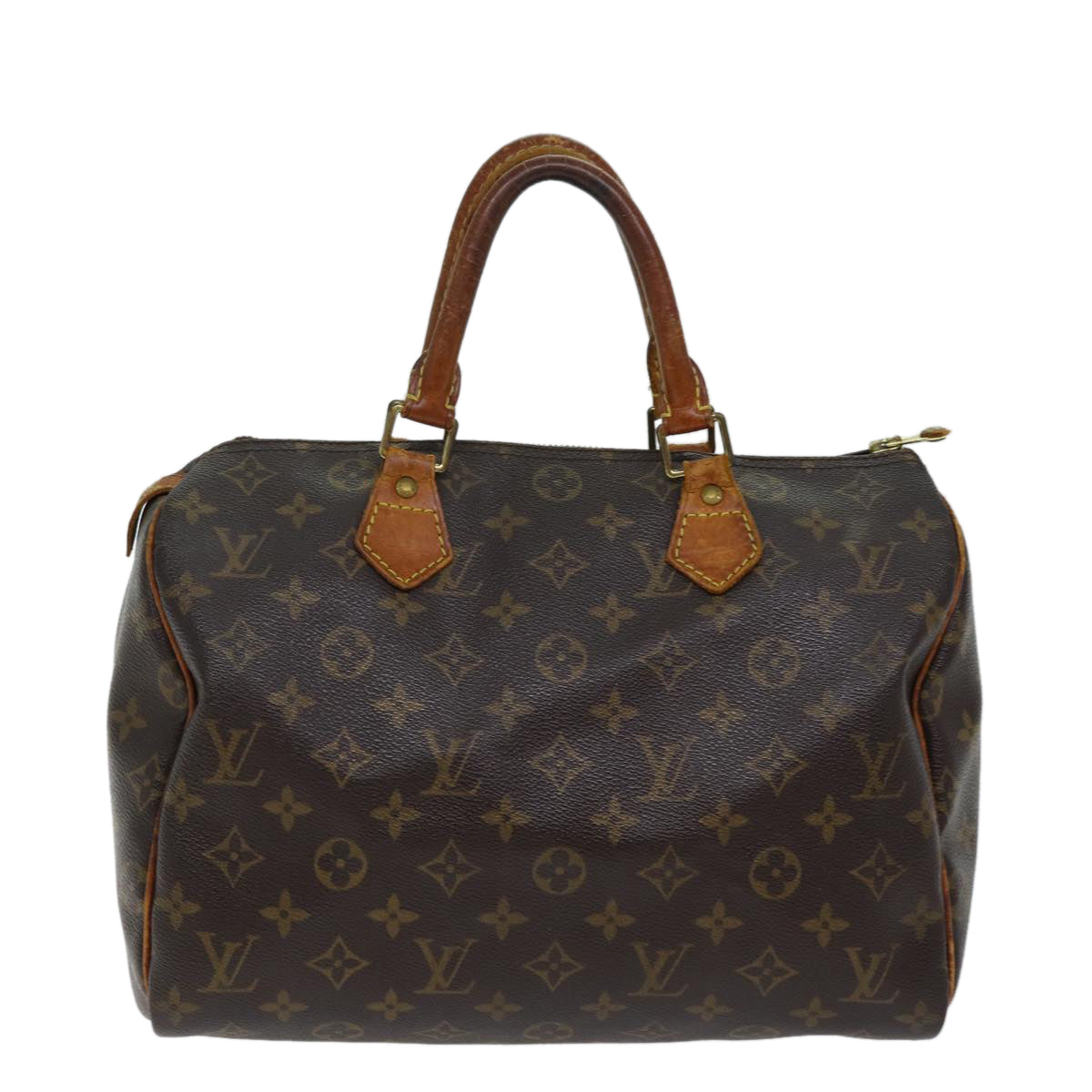 LOUIS VUITTON Monogram Speedy 30 Hand Bag M41526 LV Auth bs13548