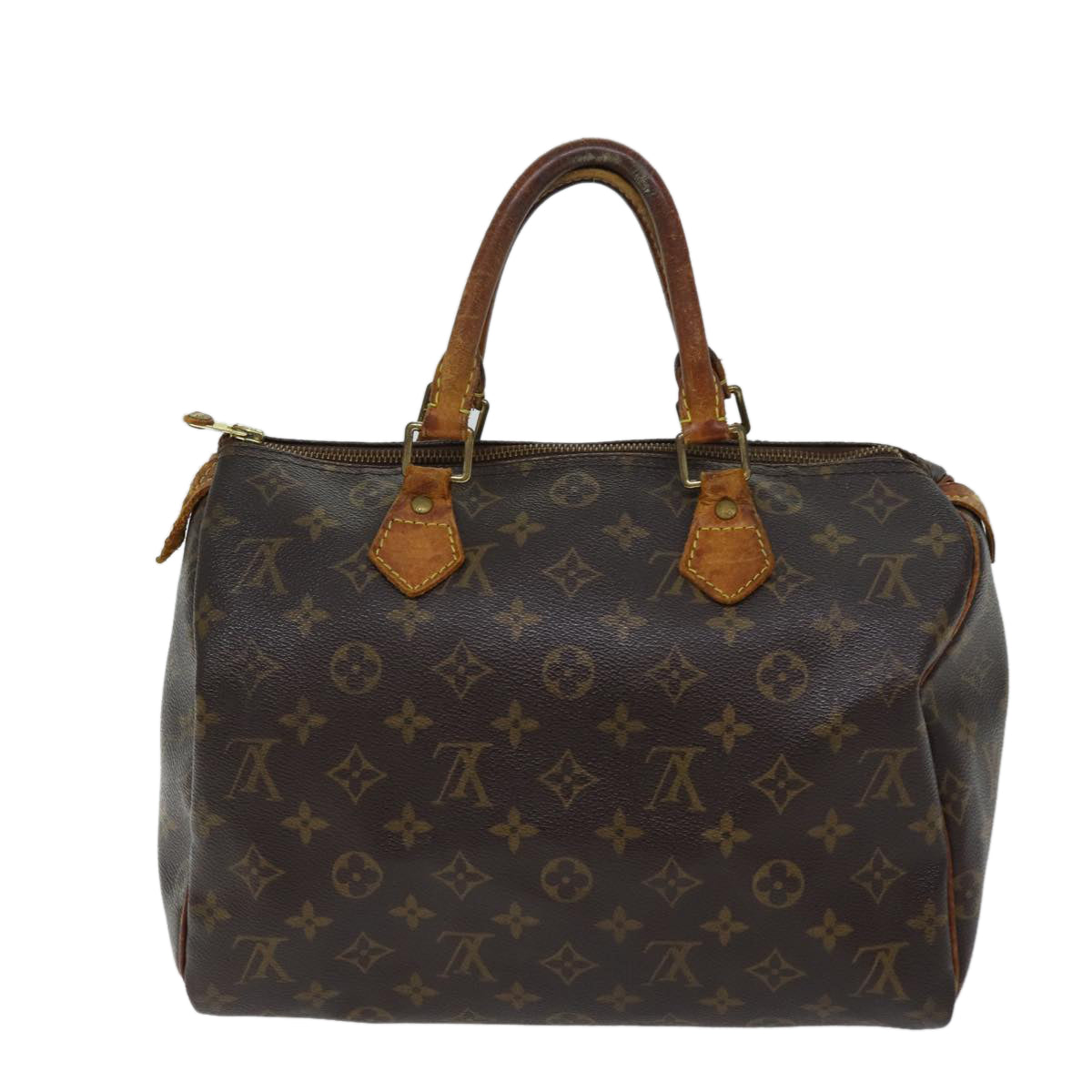 LOUIS VUITTON Monogram Speedy 30 Hand Bag M41526 LV Auth bs13548