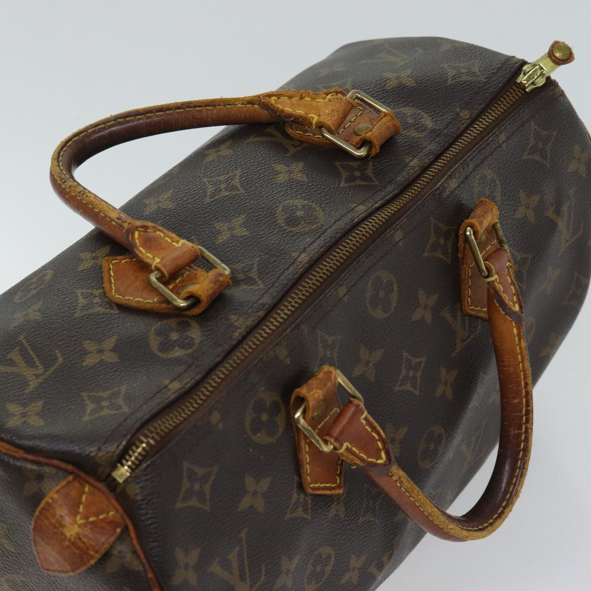 LOUIS VUITTON Monogram Speedy 30 Hand Bag M41526 LV Auth bs13548