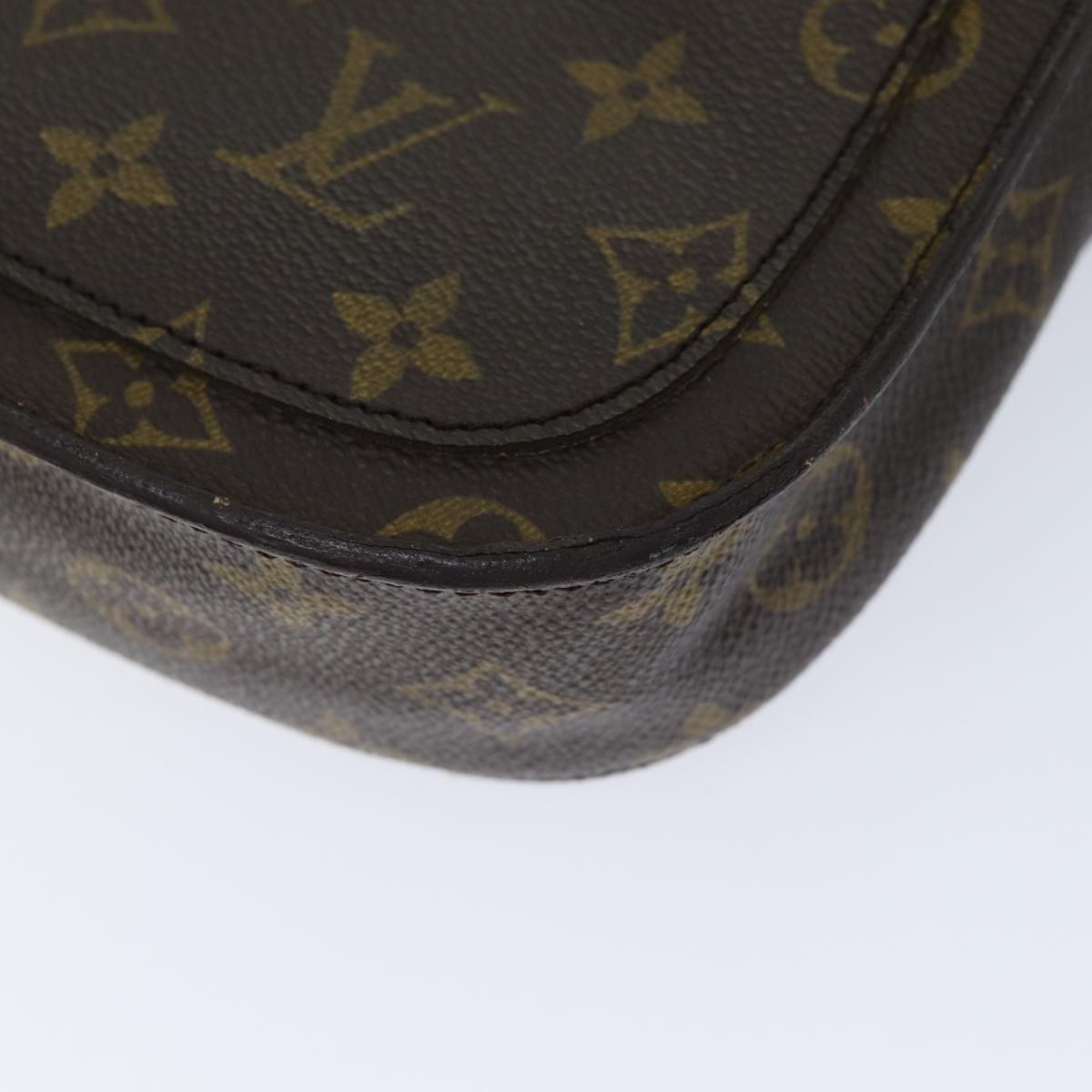 LOUIS VUITTON Monogram Saint Cloud MM Shoulder Bag M51243 LV Auth bs13549