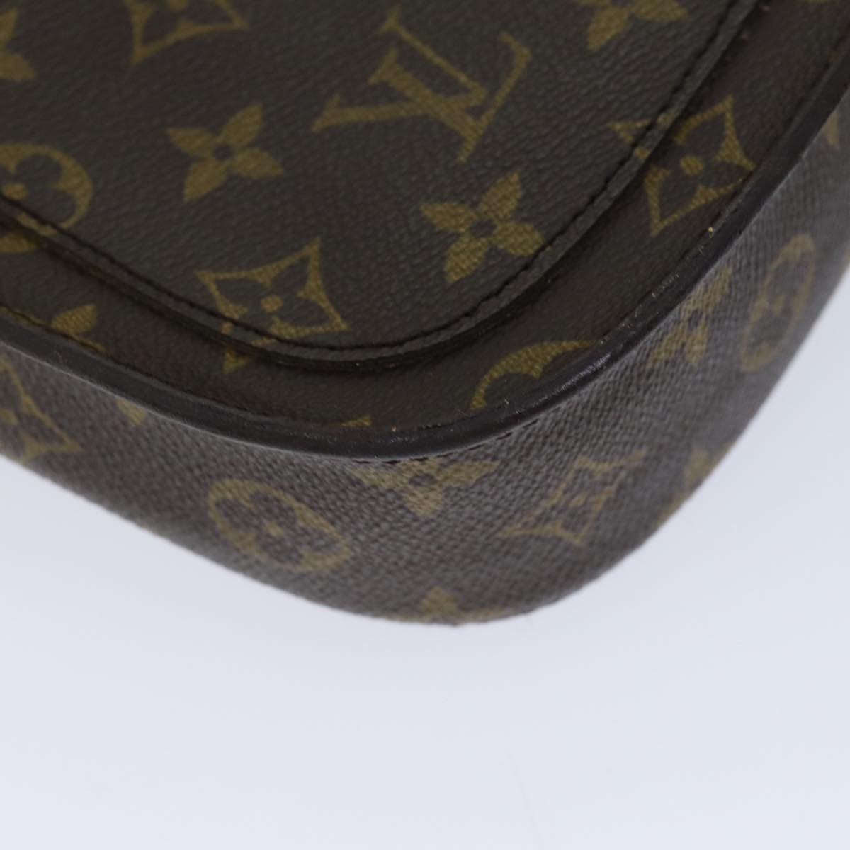 LOUIS VUITTON Monogram Saint Cloud MM Shoulder Bag M51243 LV Auth bs13549