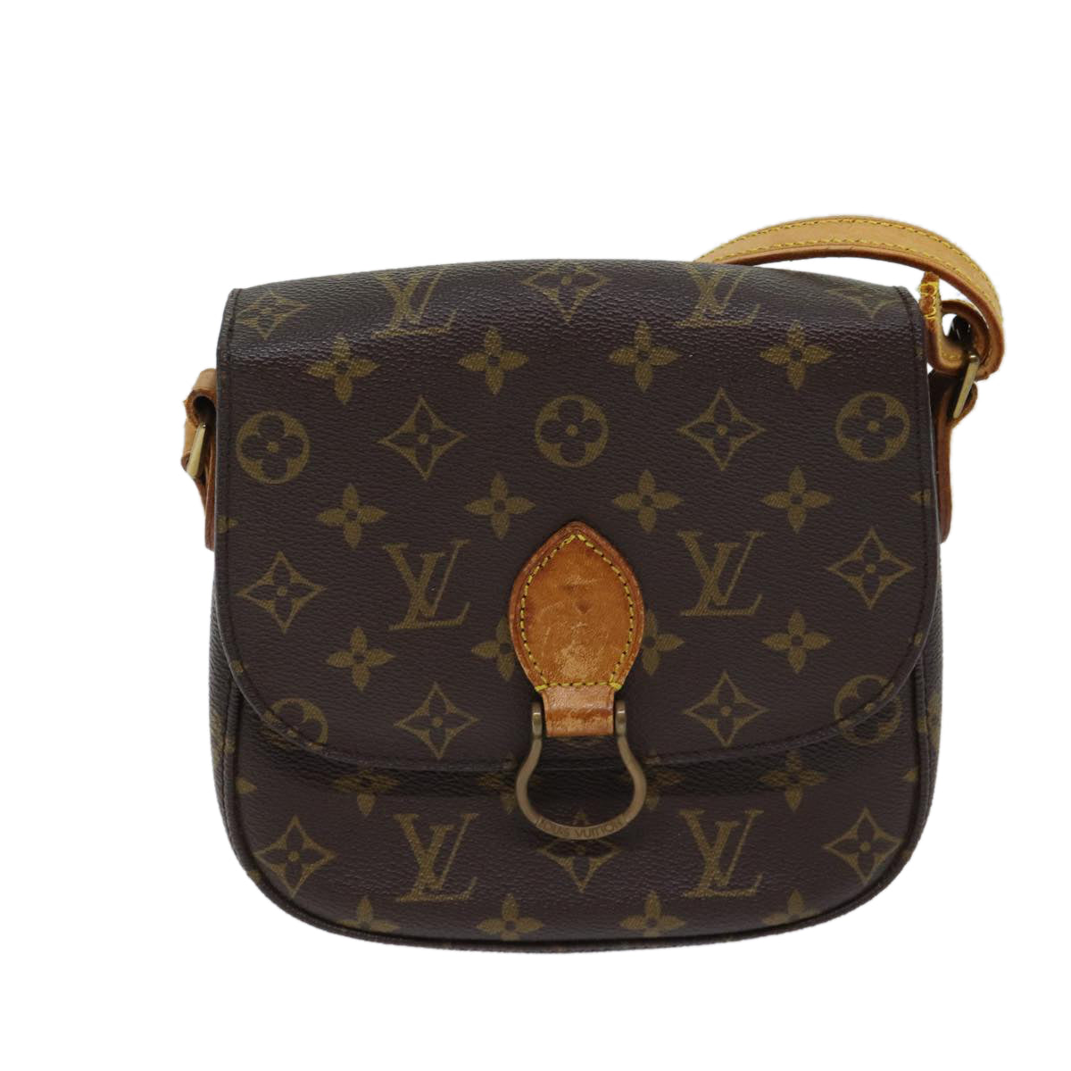 LOUIS VUITTON Monogram Saint Cloud MM Shoulder Bag M51243 LV Auth bs13549