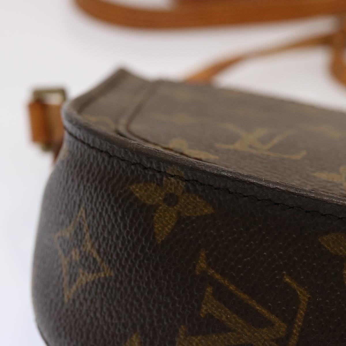 LOUIS VUITTON Monogram Saint Cloud PM Shoulder Bag M51244 LV Auth bs13562