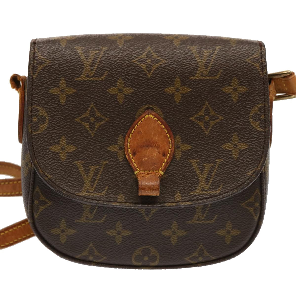 LOUIS VUITTON Monogram Saint Cloud PM Shoulder Bag M51244 LV Auth bs13562