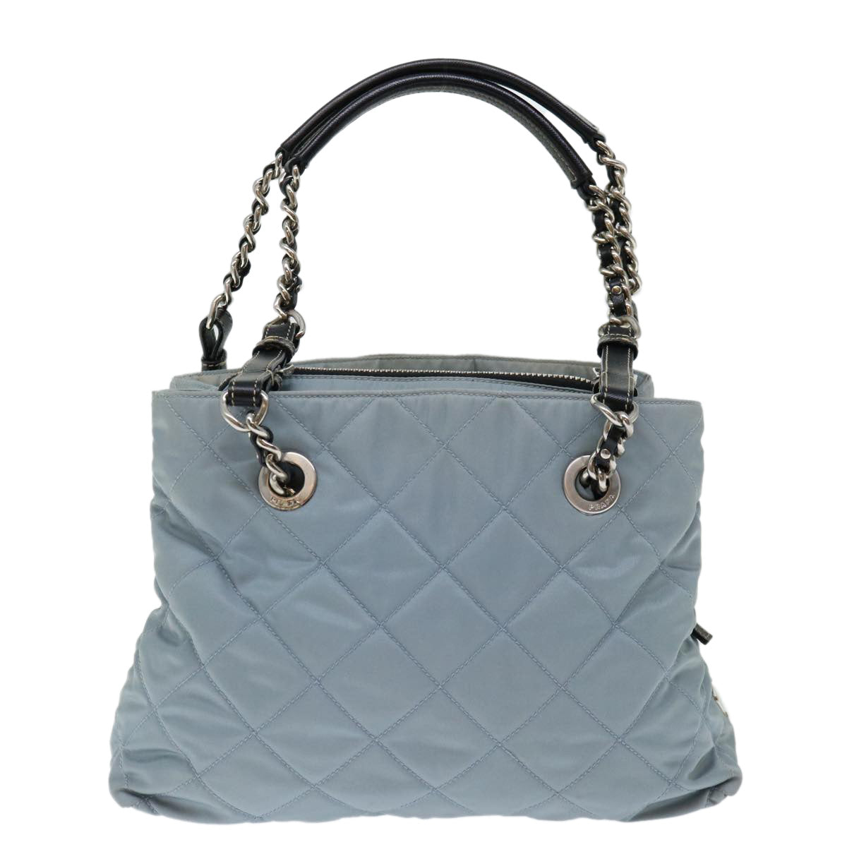 PRADA Shoulder Bag Nylon Blue Auth bs13564 - 0