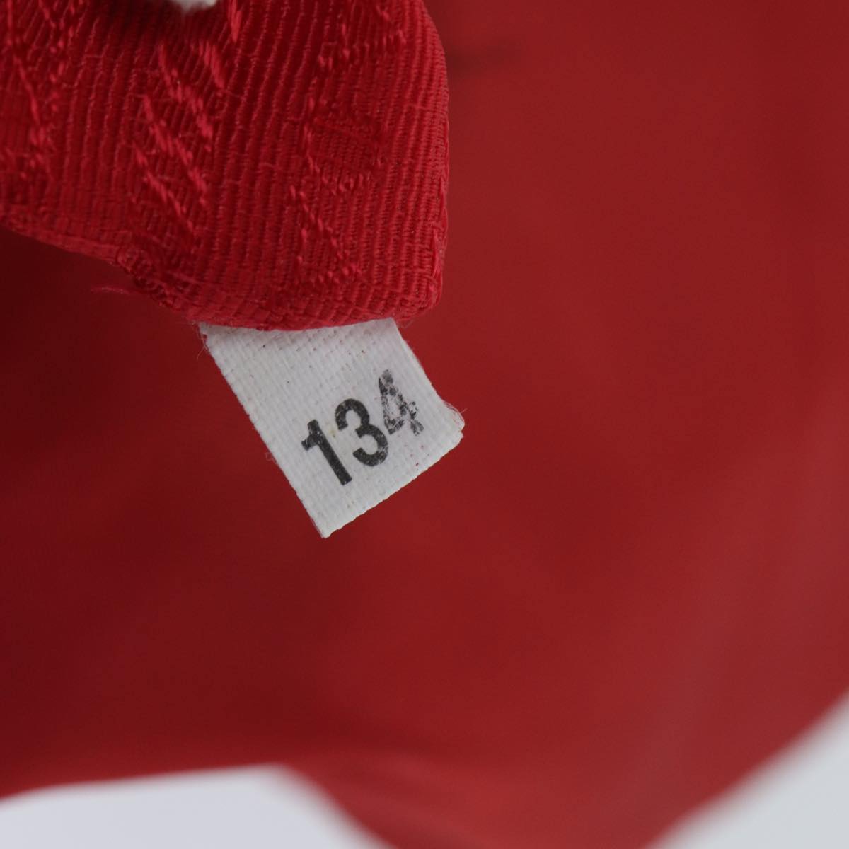 PRADA Shoulder Bag Nylon Red Auth bs13565