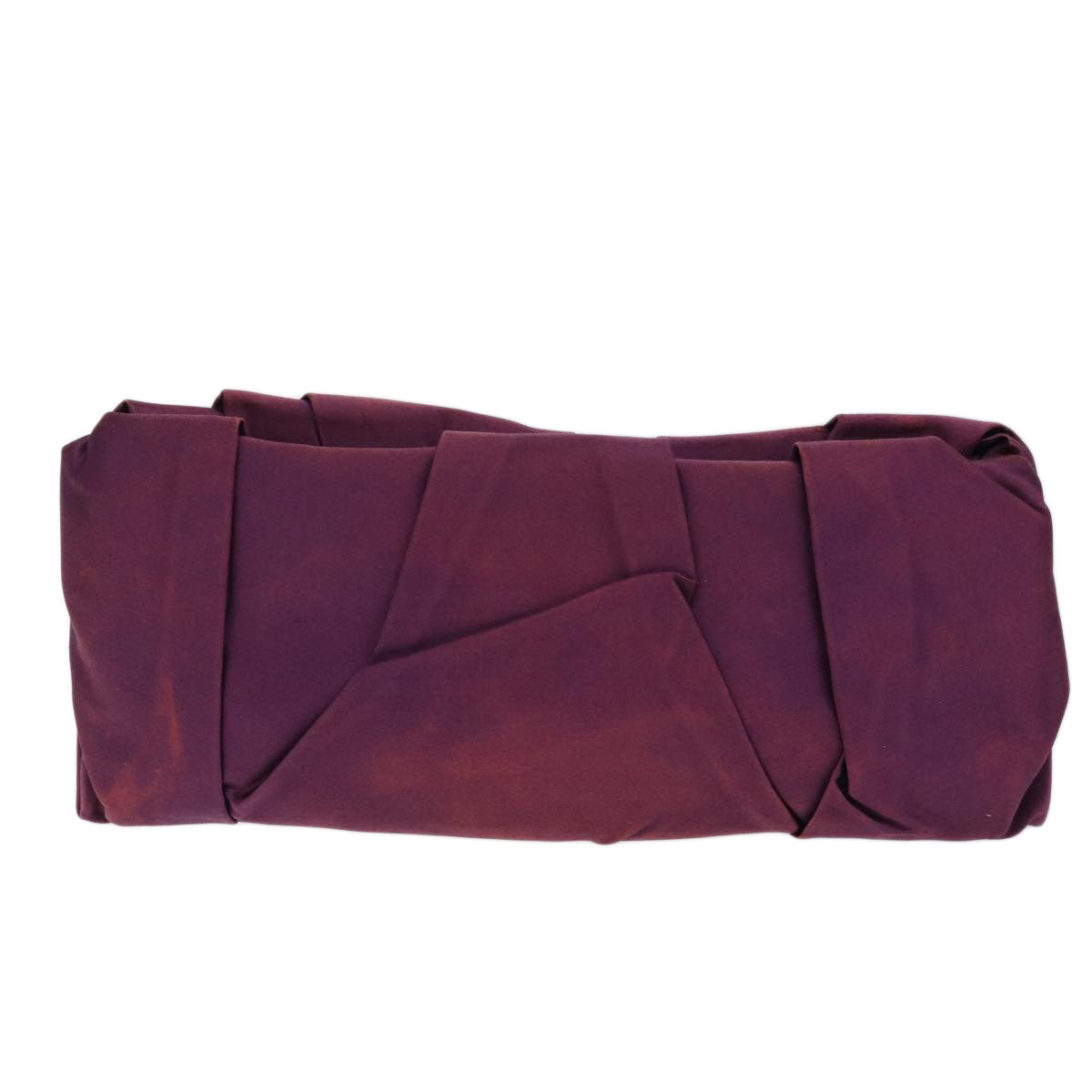 PRADA Clutch Bag Satin Purple Auth bs13567 - 0