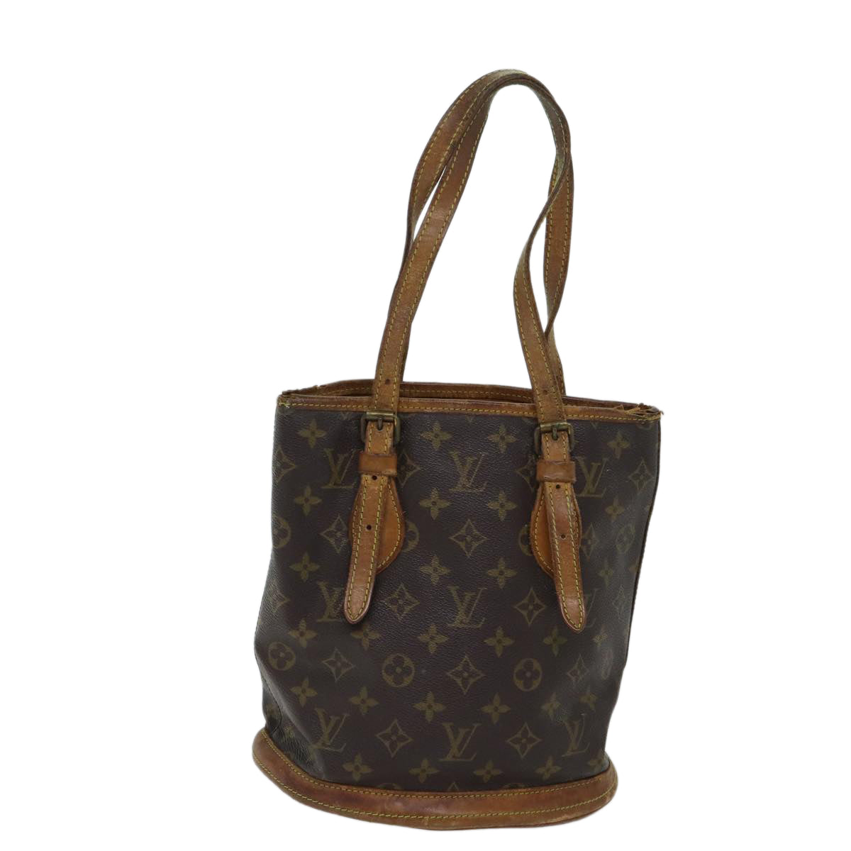 LOUIS VUITTON Monogram Bucket PM Shoulder Bag Old model M42238 LV Auth bs13582