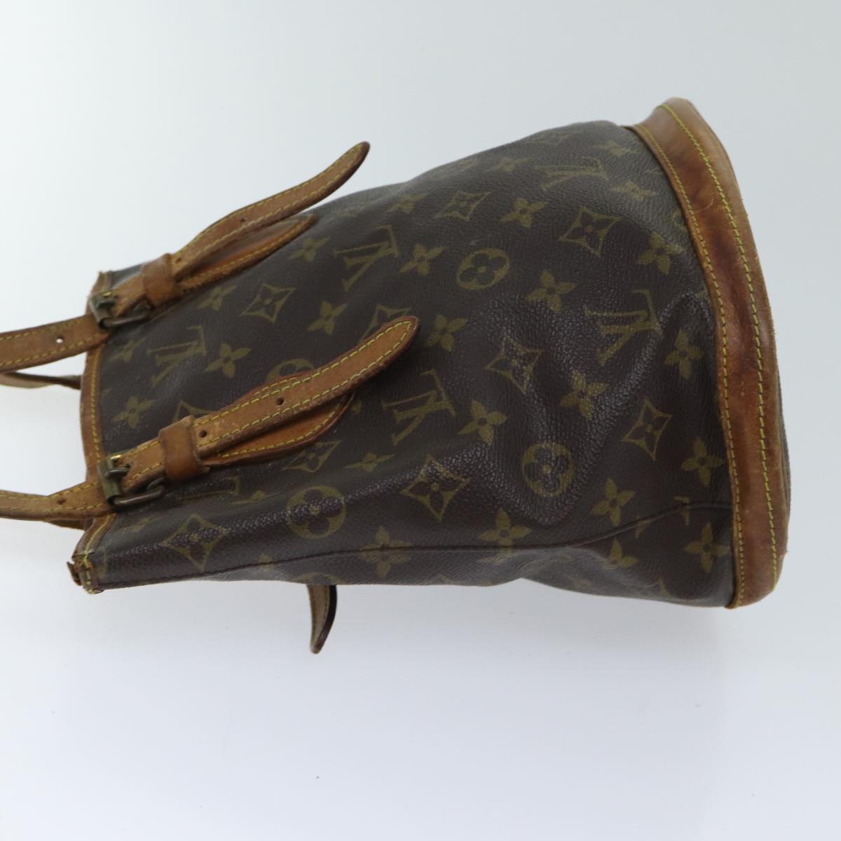 LOUIS VUITTON Monogram Bucket PM Shoulder Bag Old model M42238 LV Auth bs13582