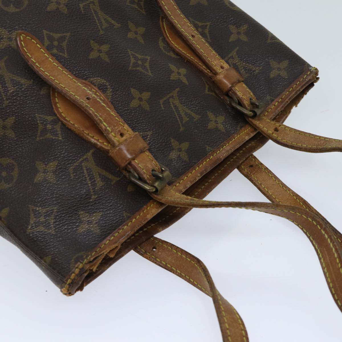 LOUIS VUITTON Monogram Bucket PM Shoulder Bag Old model M42238 LV Auth bs13582