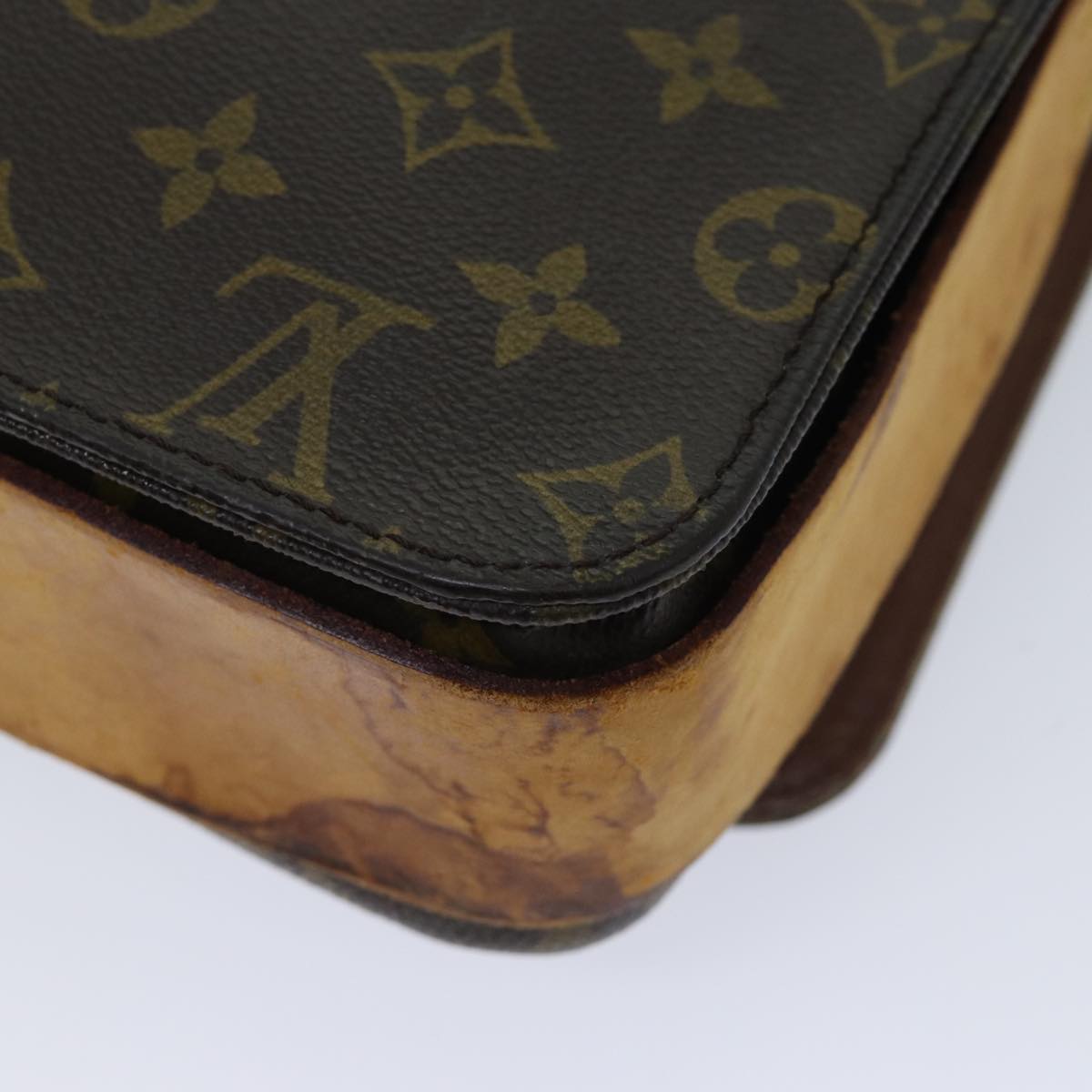 LOUIS VUITTON Monogram Cartouchiere GM Shoulder Bag M51252 LV Auth bs13584