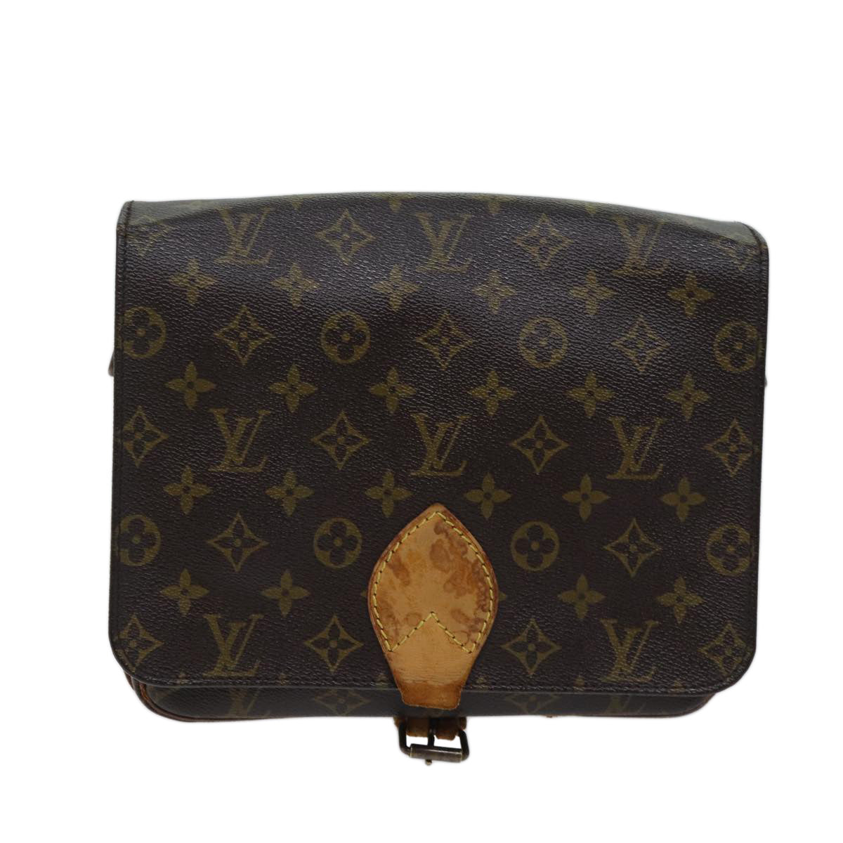 LOUIS VUITTON Monogram Cartouchiere GM Shoulder Bag M51252 LV Auth bs13584