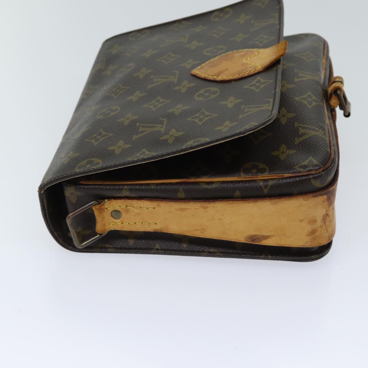 LOUIS VUITTON Monogram Cartouchiere GM Shoulder Bag M51252 LV Auth bs13584