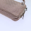 PRADA Quilted Hand Bag Nylon 2way Pink Auth bs13603-15