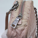 PRADA Quilted Hand Bag Nylon 2way Pink Auth bs13603-18