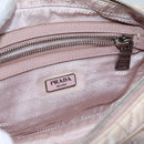 PRADA Quilted Hand Bag Nylon 2way Pink Auth bs13603-19