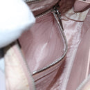 PRADA Quilted Hand Bag Nylon 2way Pink Auth bs13603-23