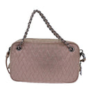 PRADA Quilted Hand Bag Nylon 2way Pink Auth bs13603-2