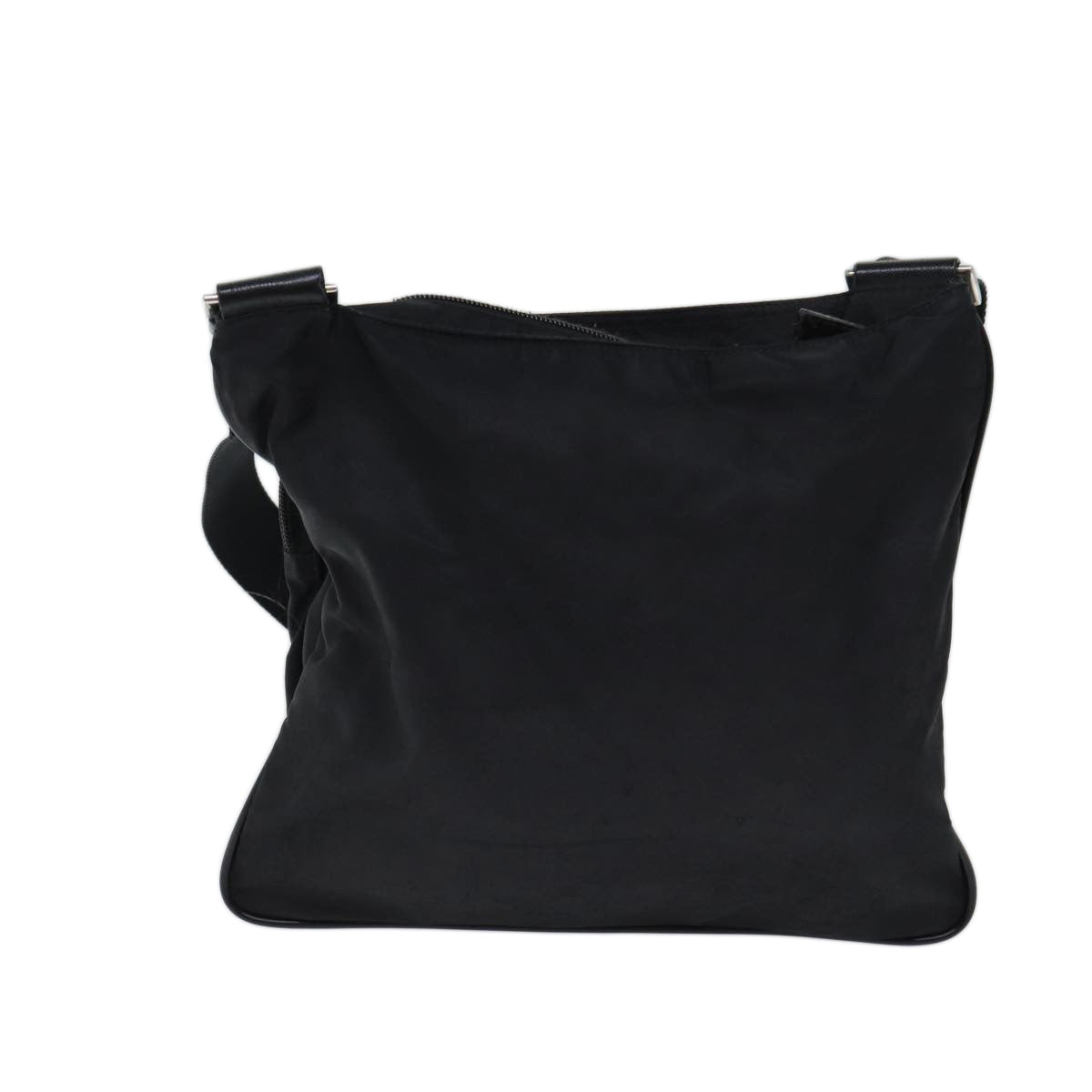 PRADA Shoulder Bag Nylon Black Auth bs13636