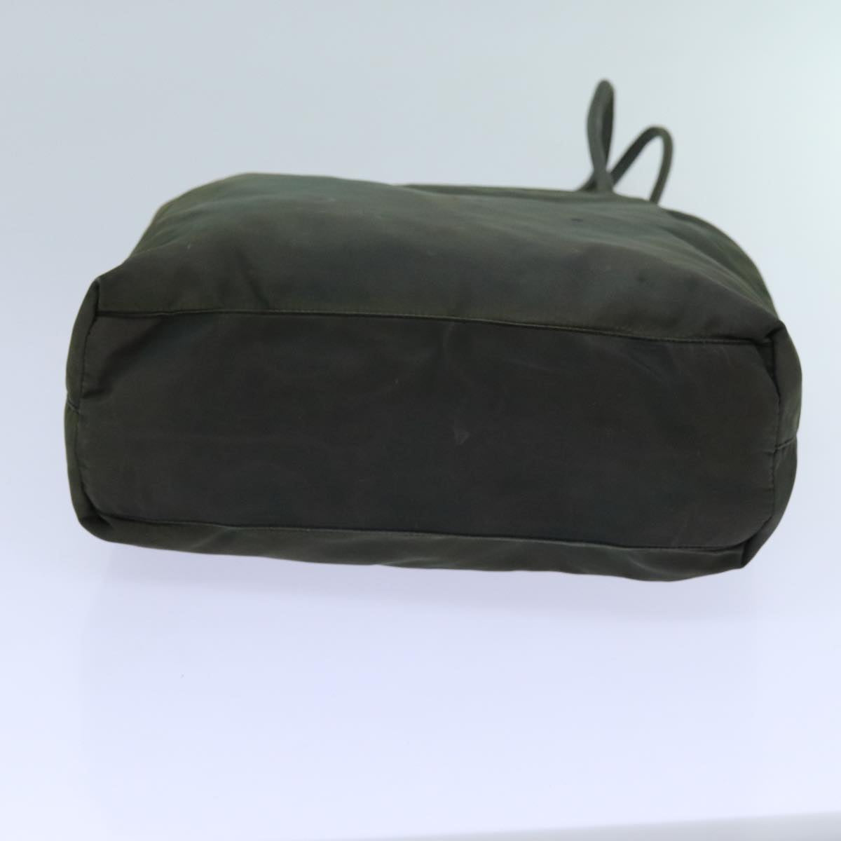 PRADA Shoulder Bag Nylon Khaki Auth bs13637