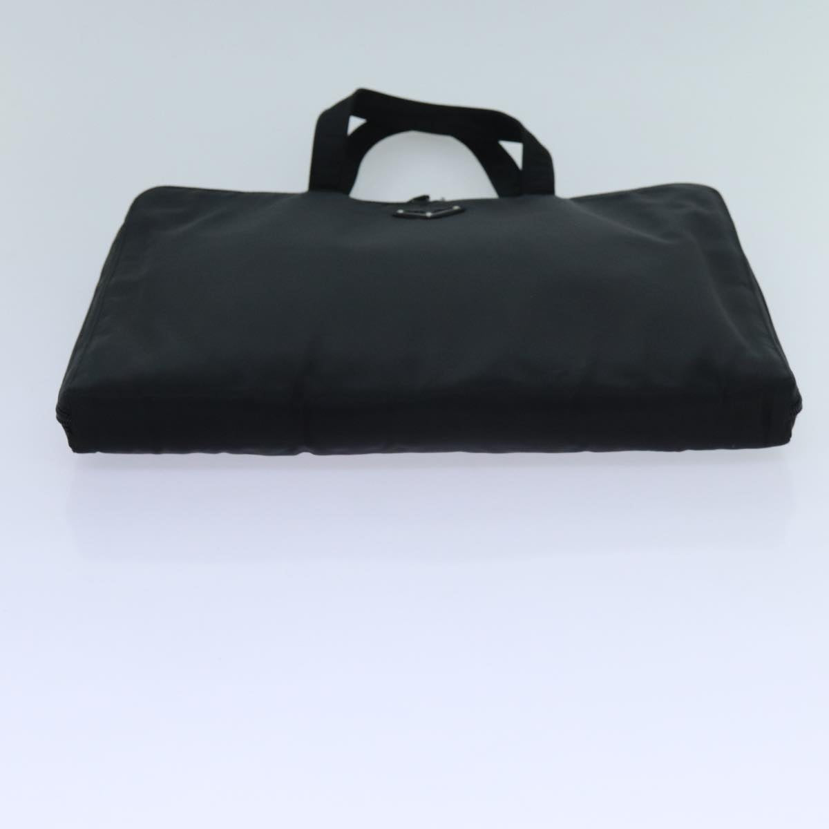 PRADA Hand Bag Nylon Black Auth bs13647