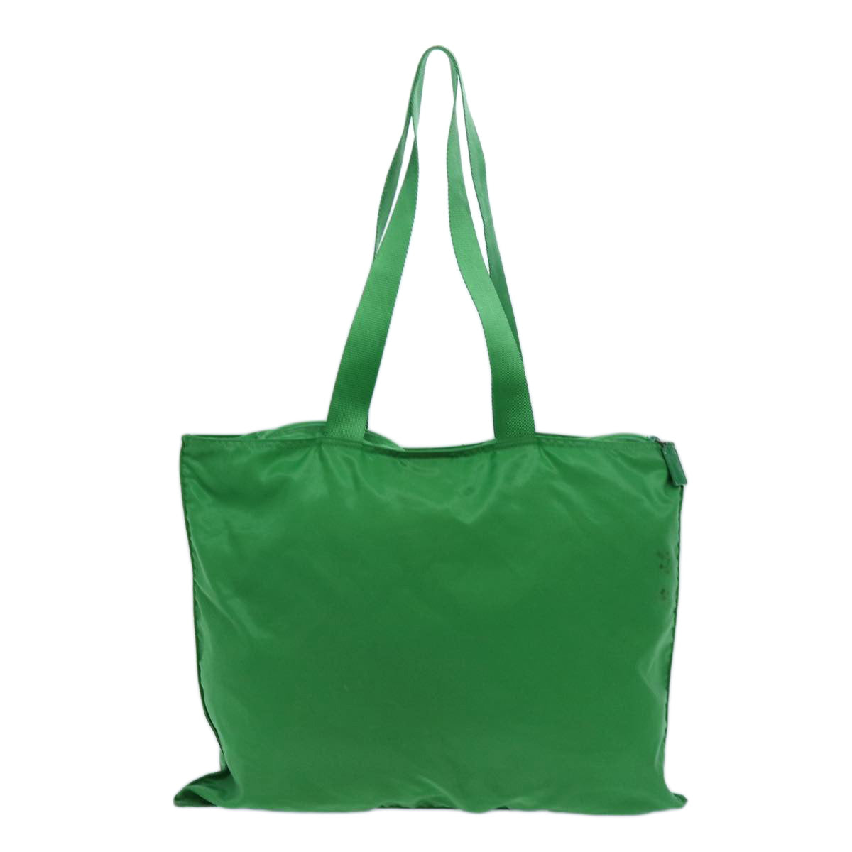 PRADA Tote Bag Nylon Green Auth bs13648 - 0