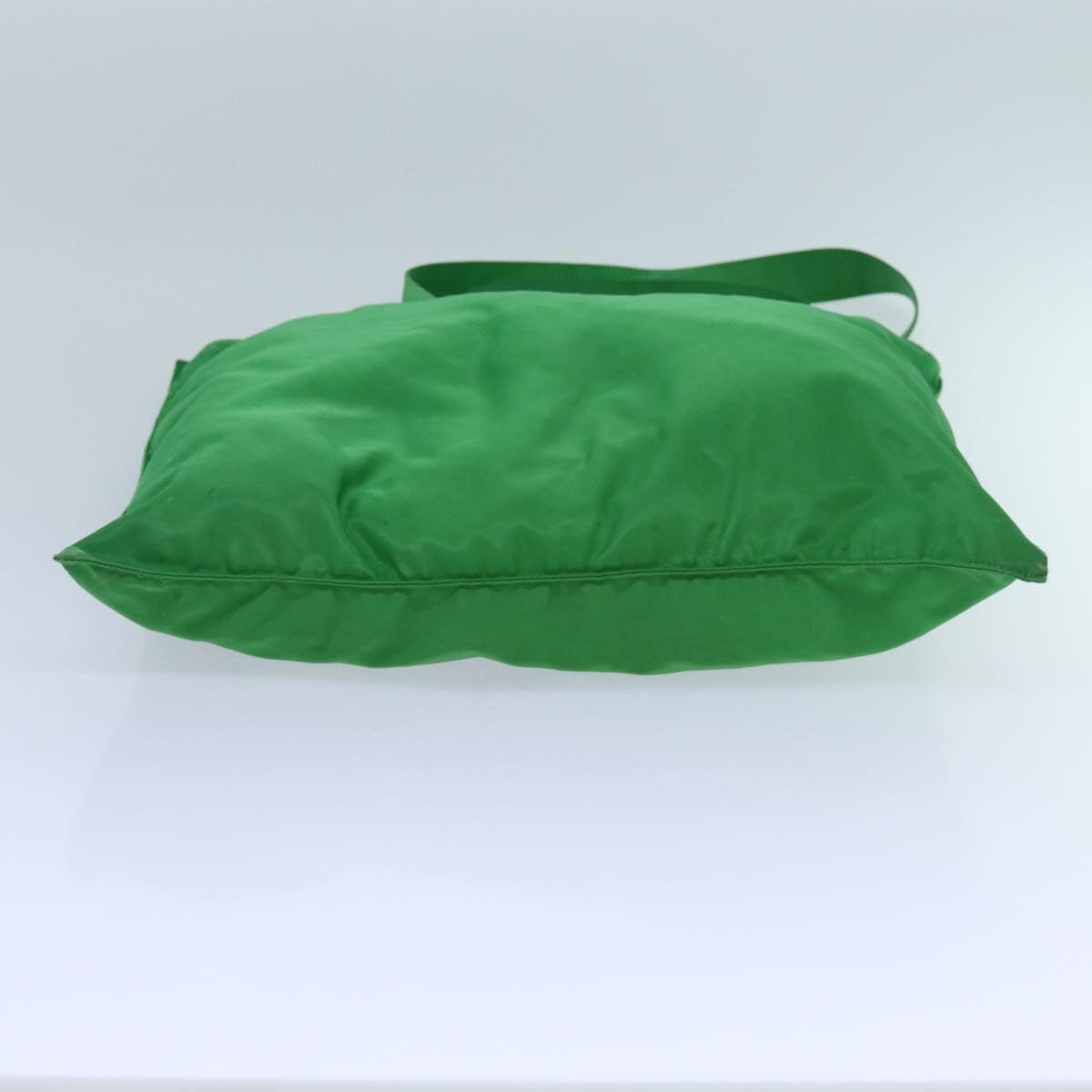 PRADA Tote Bag Nylon Green Auth bs13648