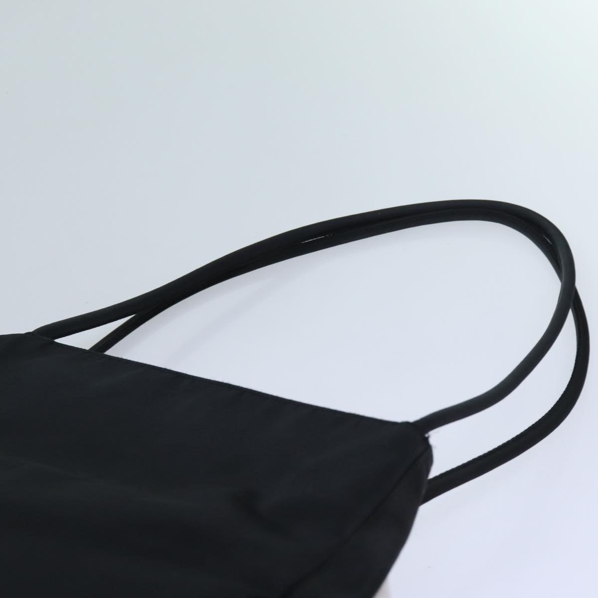 PRADA Shoulder Bag Nylon Black Auth bs13649