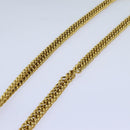 CHANEL Chain Pearl Belt metal Gold CC Auth bs13679-3