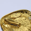 CHANEL Chain Pearl Belt metal Gold CC Auth bs13679-8