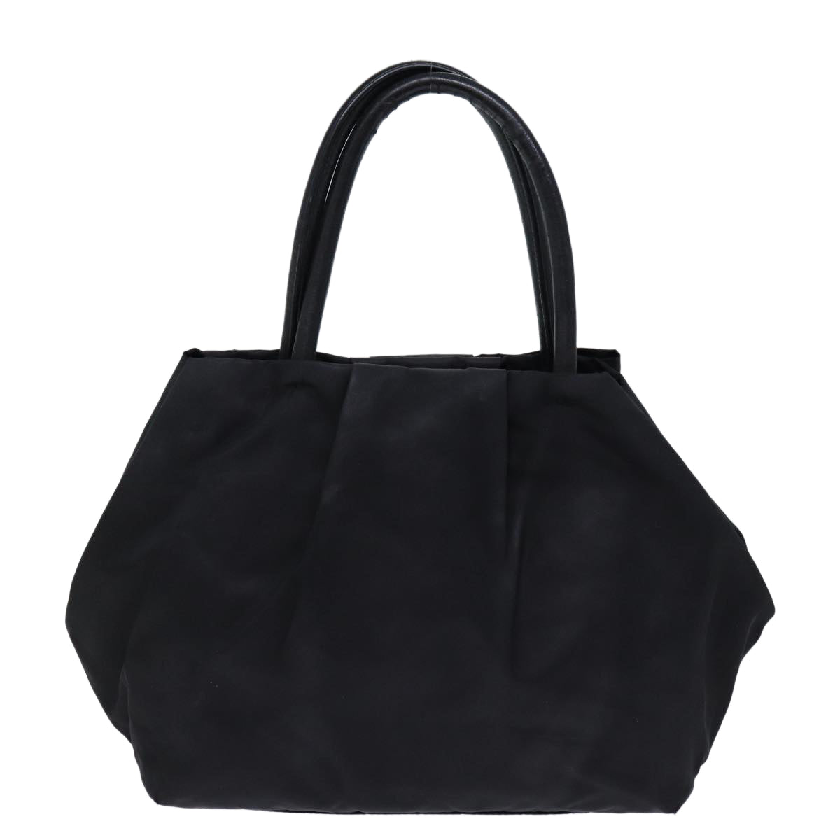 PRADA Hand Bag Nylon Black Auth bs13723