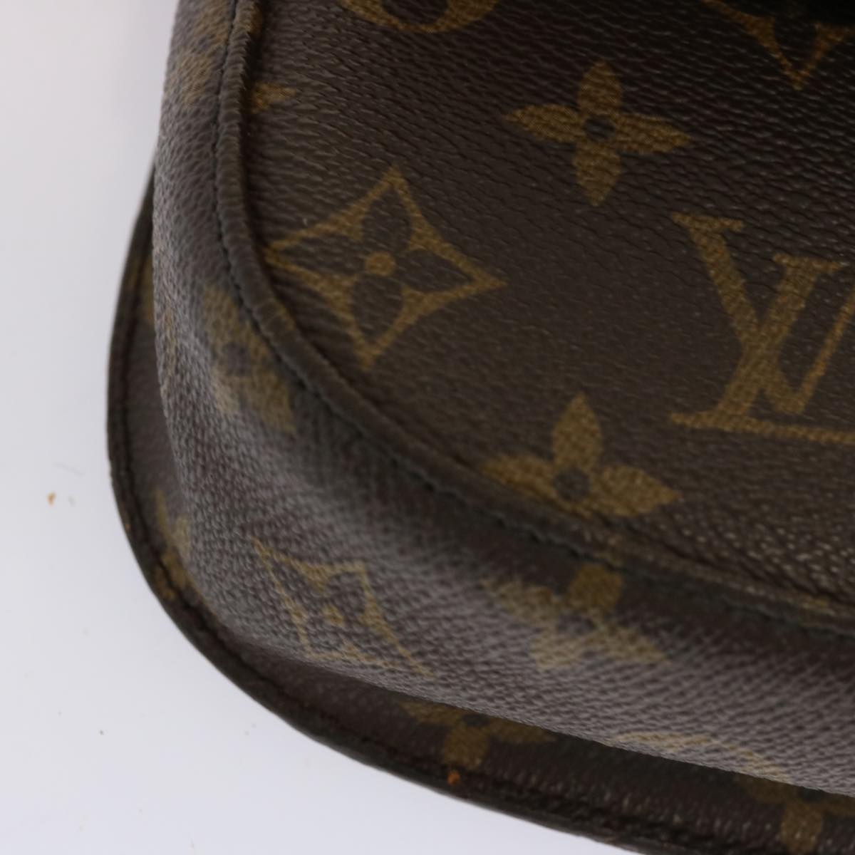 LOUIS VUITTON Monogram Saint Cloud MM Shoulder Bag M51243 LV Auth bs13743