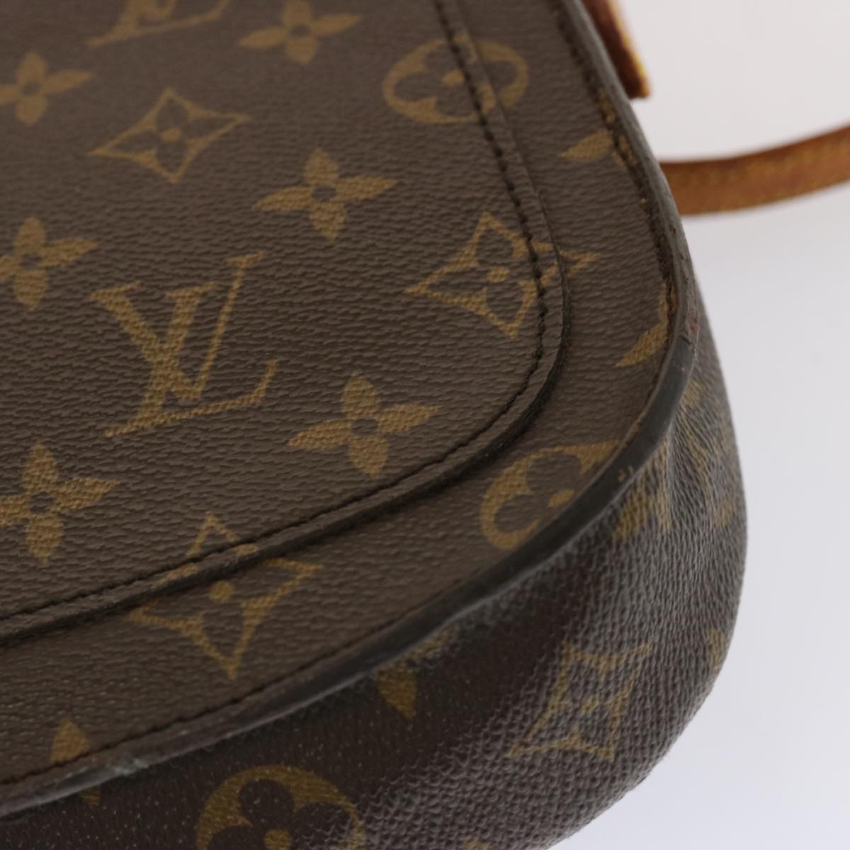 LOUIS VUITTON Monogram Saint Cloud MM Shoulder Bag M51243 LV Auth bs13743