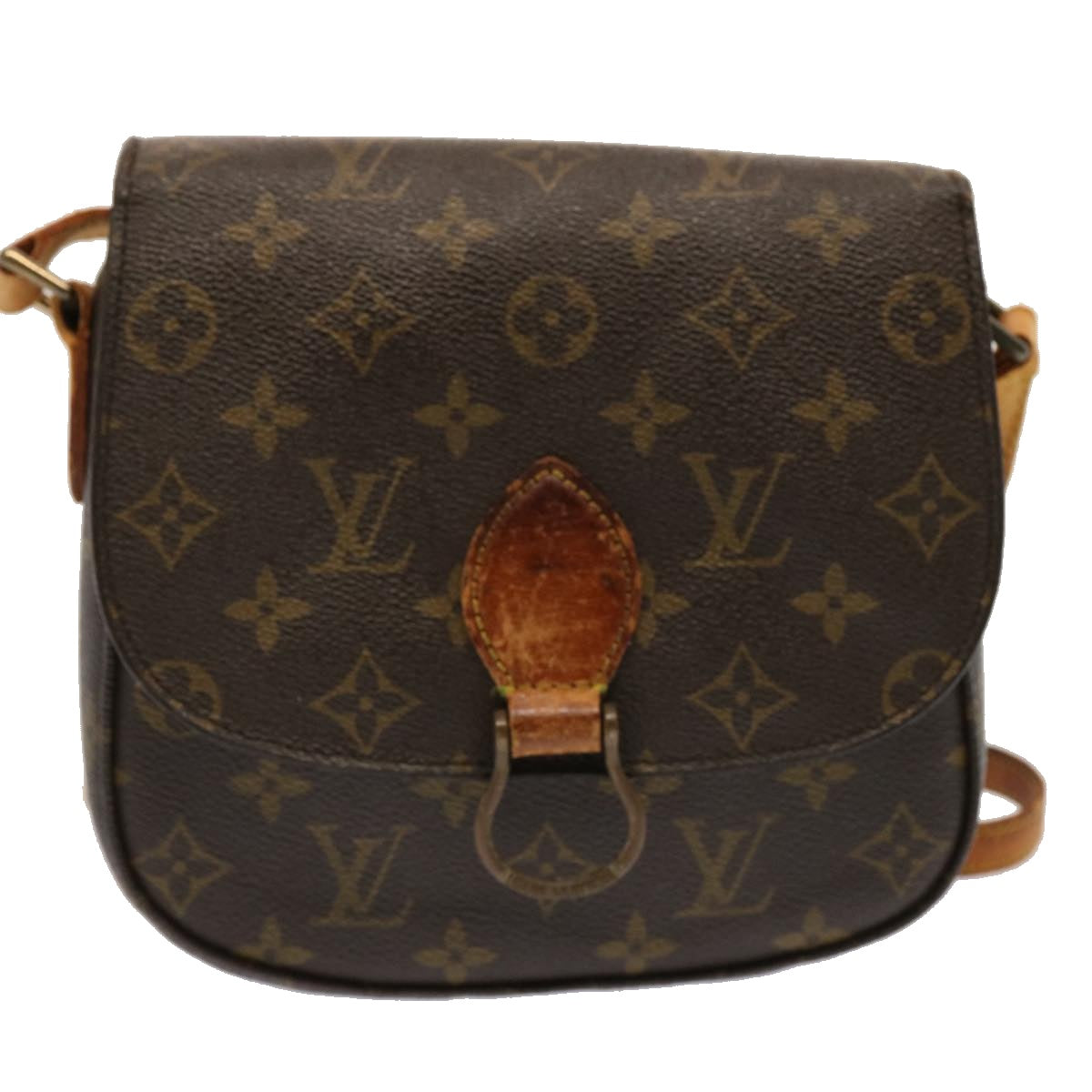 LOUIS VUITTON Monogram Saint Cloud MM Shoulder Bag M51243 LV Auth bs13743